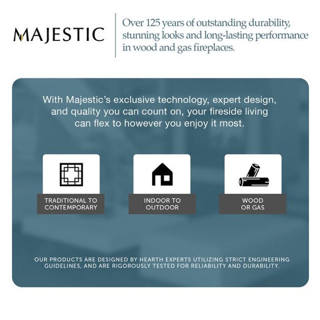 Majestic Meridian 36-Inch Direct Vent Gas Fireplace LP - MER36L