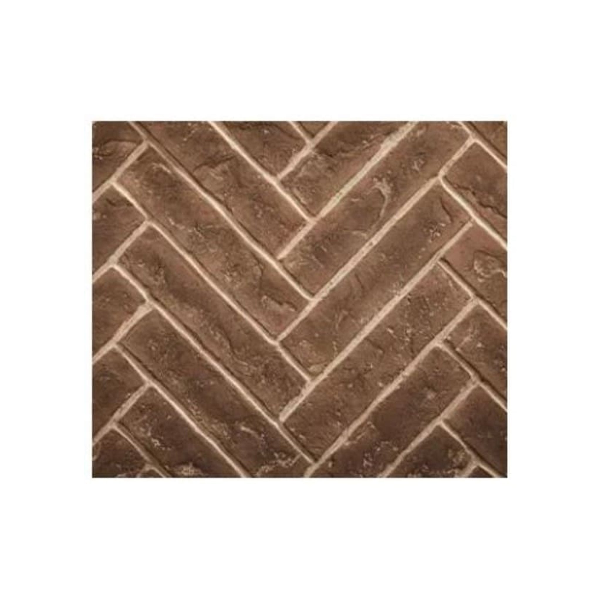 Majestic Herringbone Tavern Brown Brick Interior Panels