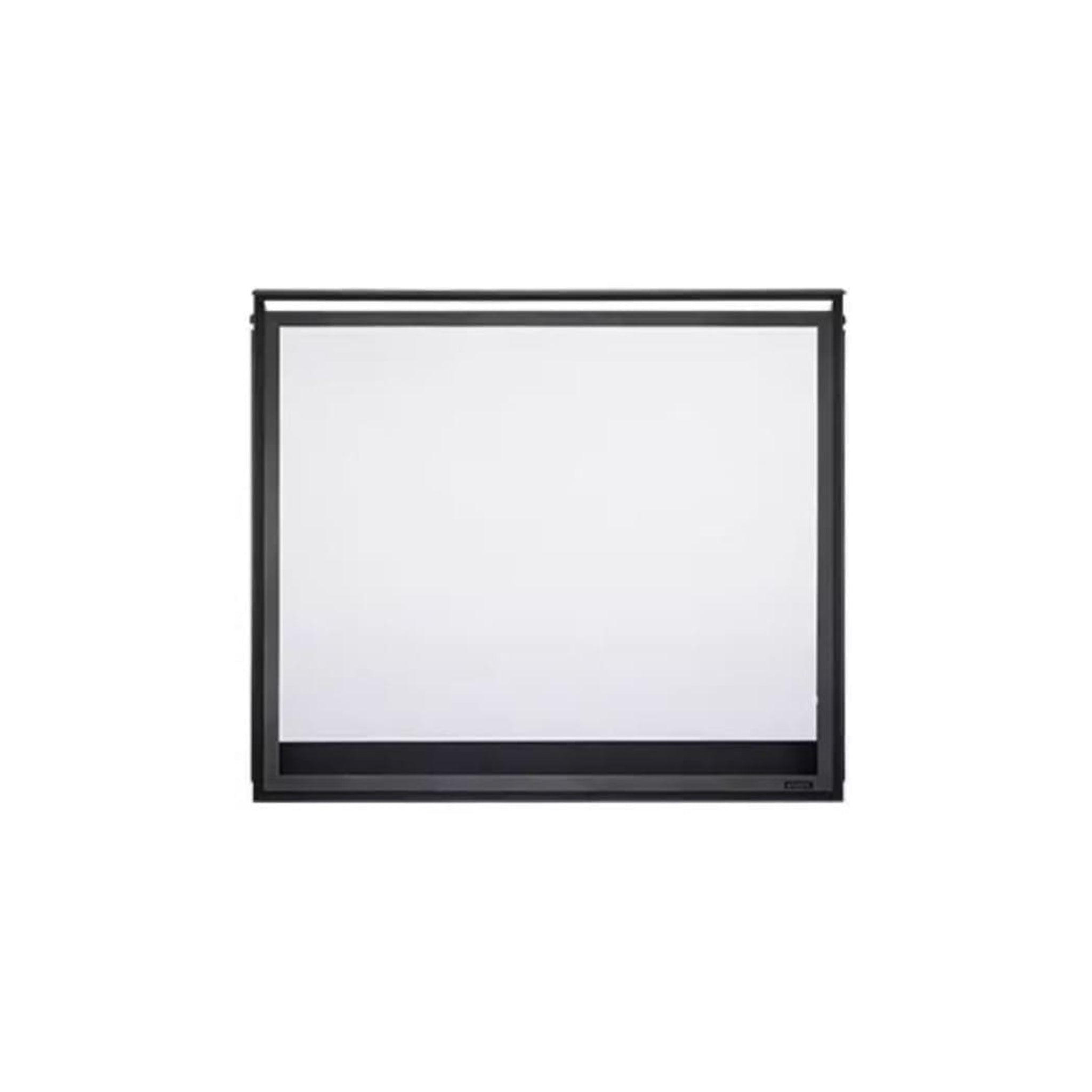 Majestic Gunmetal Overlapping Front with ClearVue Mesh For 36-Inch Fireplace
