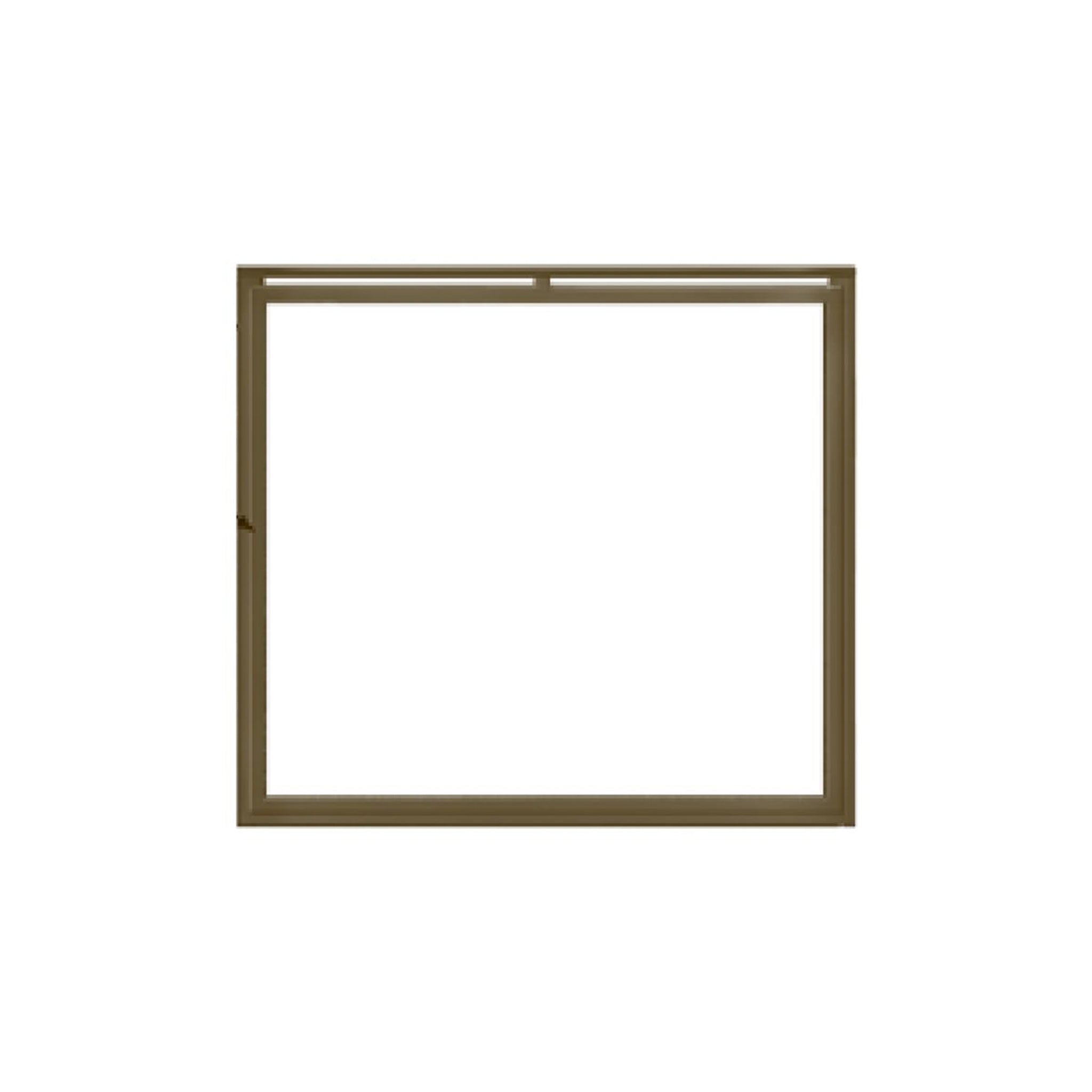 Majestic New Bronze Overlap Front with ClearVue Mesh for Meridian 36-Inch Gas Fireplaces