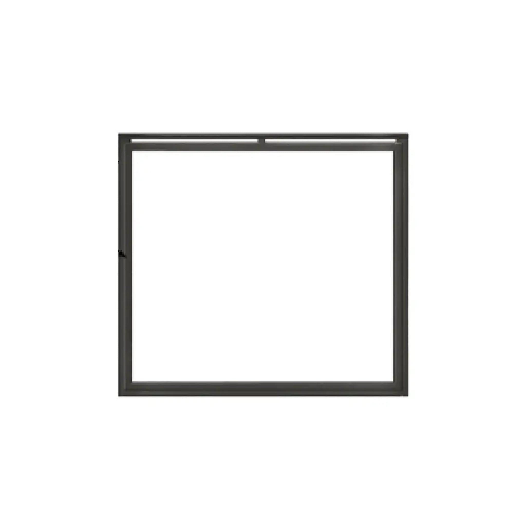 Majestic Ensemble Overlap Front with Gun Metal Trim for 42-Inch Meridian Gas Fireplaces
