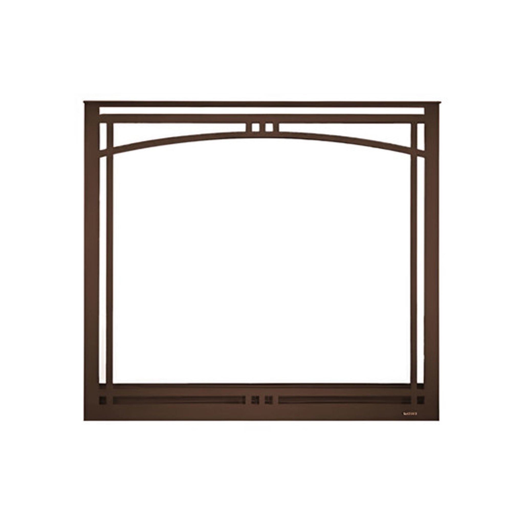 Majestic Manor New Bronze Arched Overlap Front with ClearVue Mesh