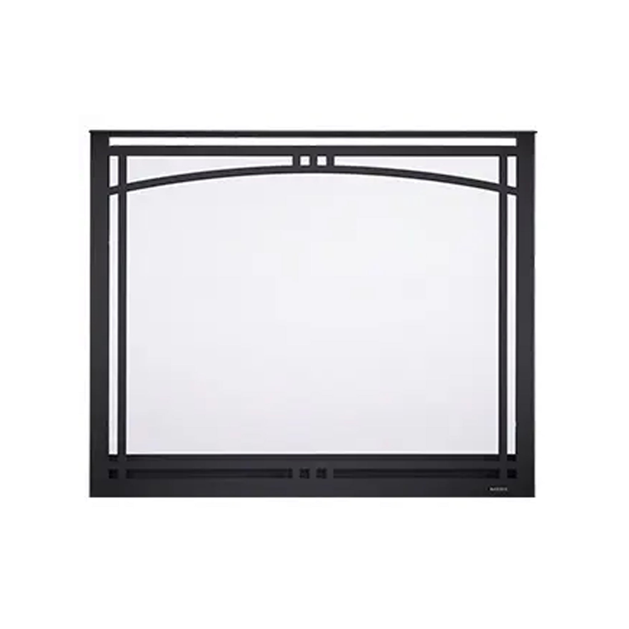 Majestic Manor Arched Black Overlap Fit Front for 42-Inch Meridian Gas Fireplaces