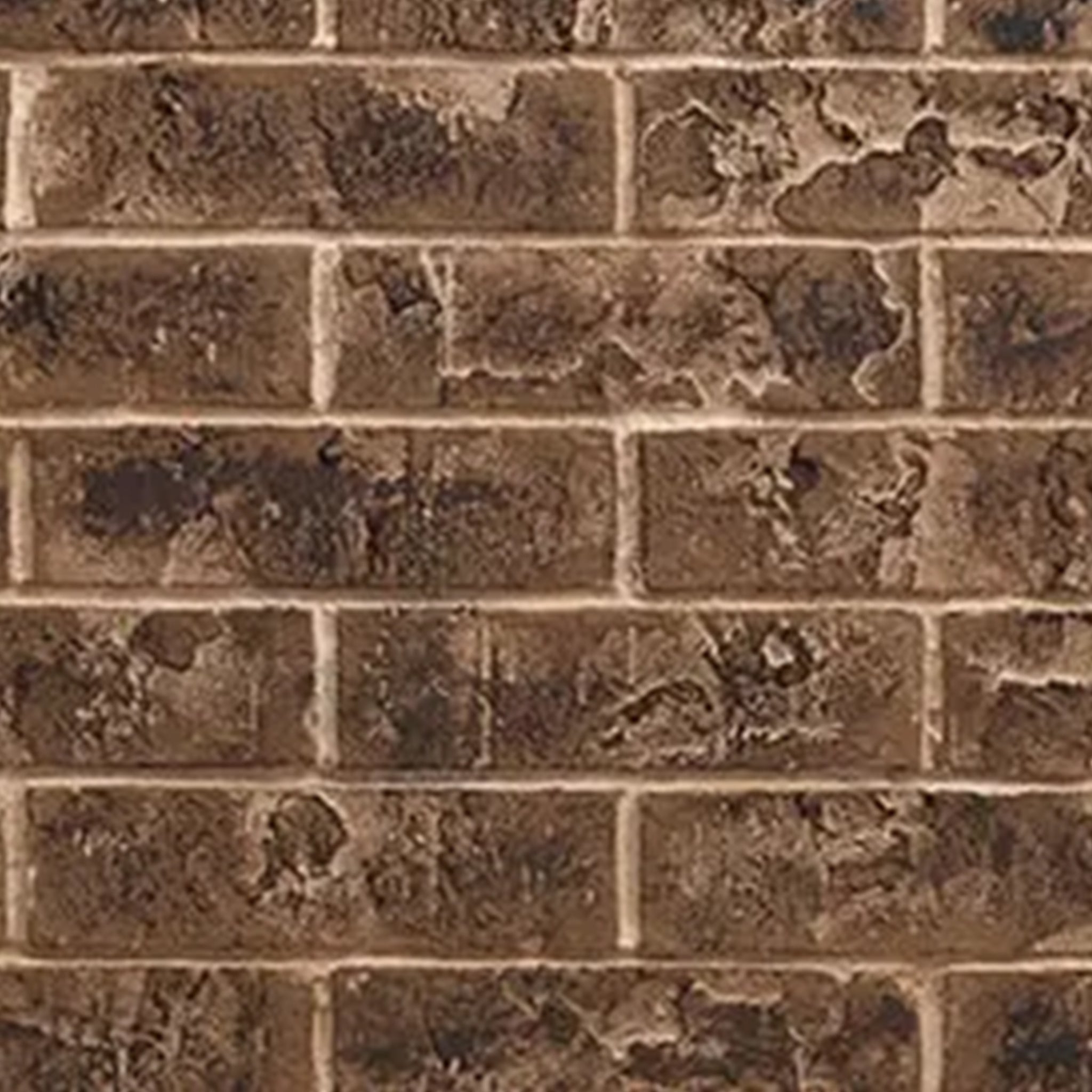 Majestic Traditional Tavern Brown Brick Interior Panels for 42-Inch Meridian Gas Fireplaces